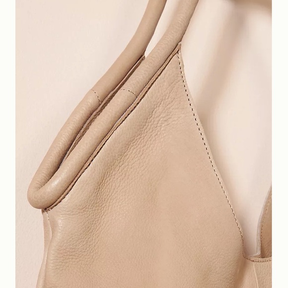ISA slouchy leather bag sand - Picture 3 of 8